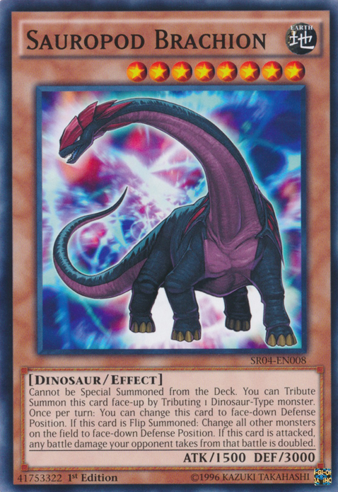 Sauropod Brachion [SR04-EN008] Common | Jomio and Rueliete's Cards and Comics