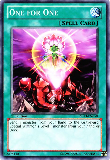 One for One [SP13-EN050] Common | Jomio and Rueliete's Cards and Comics