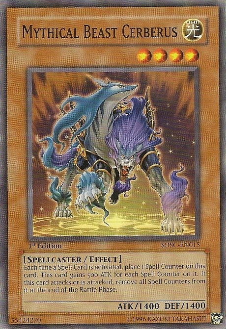 Mythical Beast Cerberus [SDSC-EN015] Common | Jomio and Rueliete's Cards and Comics