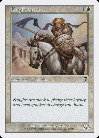 Knight Errant [Seventh Edition] | Jomio and Rueliete's Cards and Comics