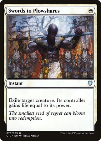 Swords to Plowshares [Commander 2017] | Jomio and Rueliete's Cards and Comics