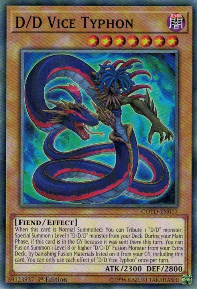 D/D Vice Typhon [COTD-EN017] Common | Jomio and Rueliete's Cards and Comics