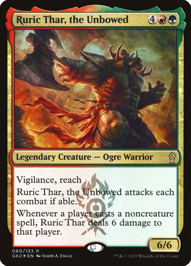 Ruric Thar, the Unbowed [Ravnica Allegiance Guild Kit] | Jomio and Rueliete's Cards and Comics