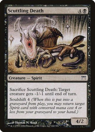 Scuttling Death [Champions of Kamigawa] | Jomio and Rueliete's Cards and Comics