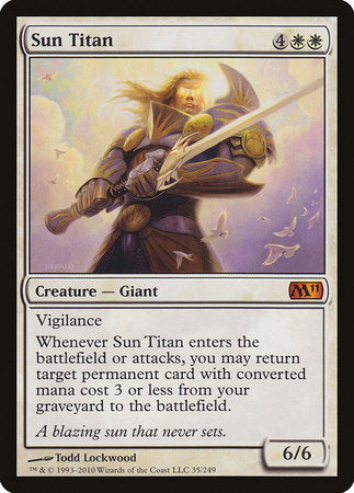 Sun Titan [Magic 2011] | Jomio and Rueliete's Cards and Comics
