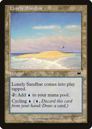 Lonely Sandbar [Onslaught] | Jomio and Rueliete's Cards and Comics