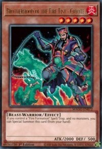 Brotherhood of the Fire Fist - Coyote [MAGO-EN072] Rare | Jomio and Rueliete's Cards and Comics