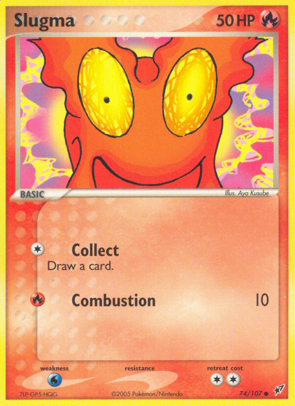 Slugma (74/107) [EX: Deoxys] | Jomio and Rueliete's Cards and Comics