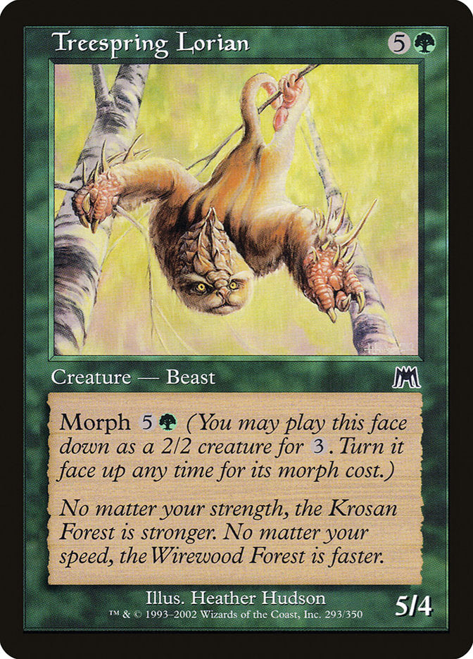 Treespring Lorian [Onslaught] | Jomio and Rueliete's Cards and Comics