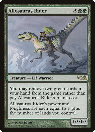 Allosaurus Rider [Duel Decks: Elves vs. Goblins] | Jomio and Rueliete's Cards and Comics