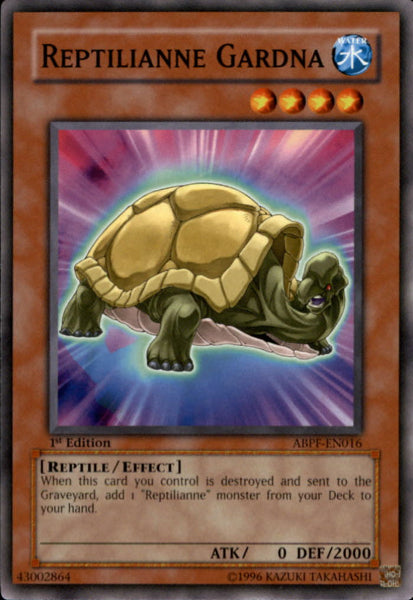 Reptilianne Gardna [ABPF-EN016] Common | Jomio and Rueliete's Cards and Comics