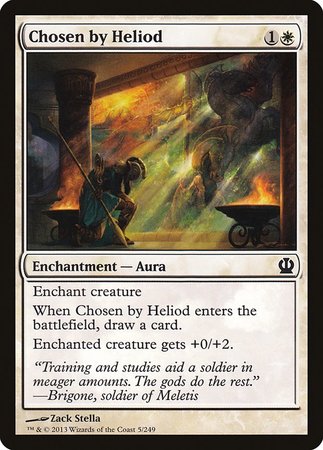 Chosen by Heliod [Theros] | Jomio and Rueliete's Cards and Comics