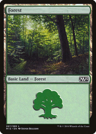 Forest (267) [Magic 2015] | Jomio and Rueliete's Cards and Comics