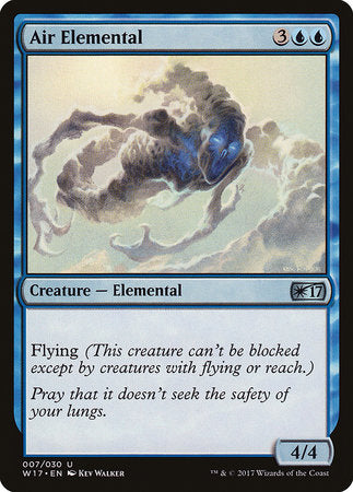 Air Elemental [Welcome Deck 2017] | Jomio and Rueliete's Cards and Comics