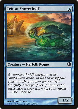 Triton Shorethief [Theros] | Jomio and Rueliete's Cards and Comics