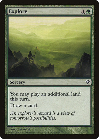 Explore [Worldwake] | Jomio and Rueliete's Cards and Comics
