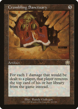 Crumbling Sanctuary [Mercadian Masques] | Jomio and Rueliete's Cards and Comics