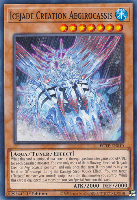 Icejade Creation Aegirocassis [POTE-EN010] Common | Jomio and Rueliete's Cards and Comics