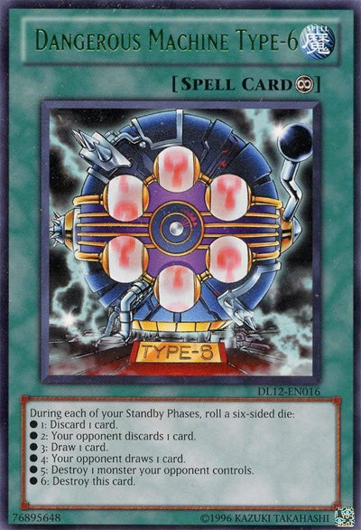 Dangerous Machine Type-6 (Green) [DL12-EN016] Rare | Jomio and Rueliete's Cards and Comics