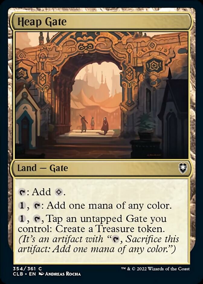 Heap Gate [Commander Legends: Battle for Baldur's Gate] | Jomio and Rueliete's Cards and Comics