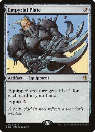 Empyrial Plate [Commander 2016] | Jomio and Rueliete's Cards and Comics