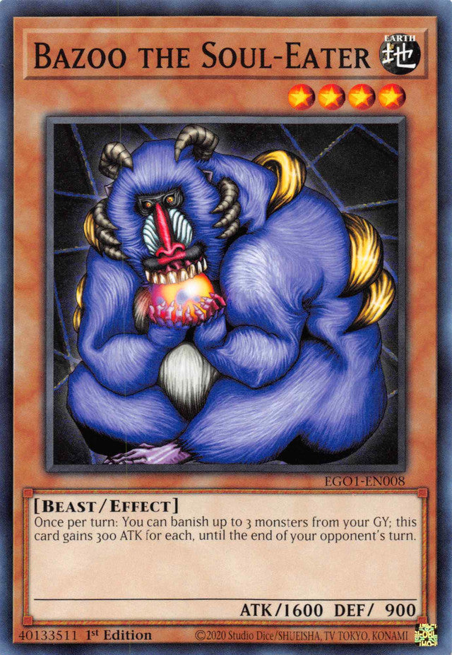 Bazoo the Soul Eater [EGO1-EN008] Common | Jomio and Rueliete's Cards and Comics