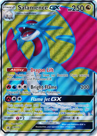 Salamence GX (SM139) (Jumbo Card) [Sun & Moon: Black Star Promos] | Jomio and Rueliete's Cards and Comics