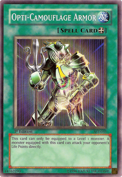 Opti-Camouflage Armor [AST-035] Common | Jomio and Rueliete's Cards and Comics