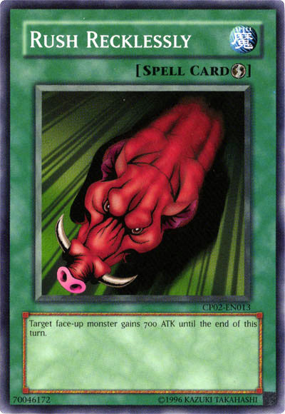 Rush Recklessly [CP02-EN013] Common | Jomio and Rueliete's Cards and Comics