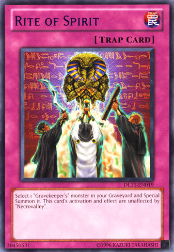 Rite of Spirit (Blue) [DL11-EN019] Rare | Jomio and Rueliete's Cards and Comics