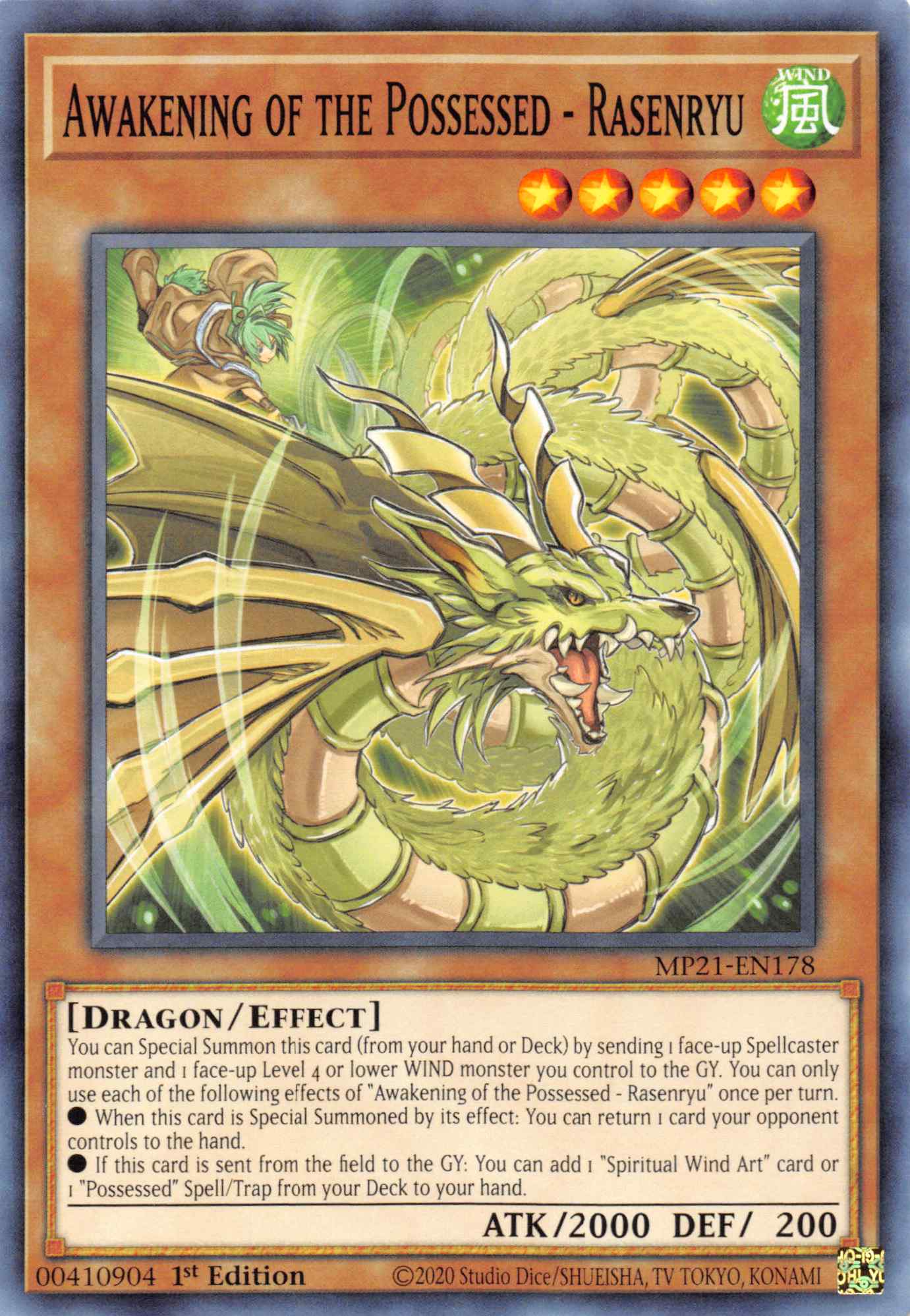Awakening of the Possessed - Rasenryu [MP21-EN178] Common | Jomio and Rueliete's Cards and Comics