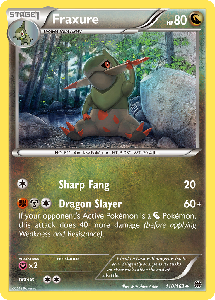 Fraxure (110/162) [XY: BREAKthrough] | Jomio and Rueliete's Cards and Comics