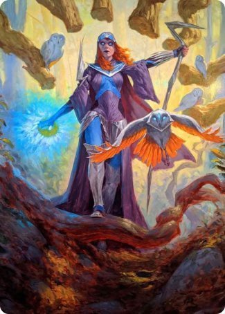 Kasmina, Enigma Sage Art Card [Strixhaven: School of Mages Art Series] | Jomio and Rueliete's Cards and Comics