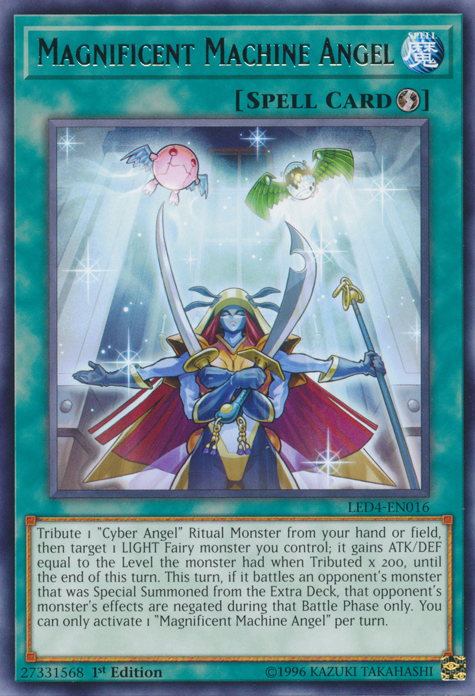 Magnificent Machine Angel [LED4-EN016] Rare | Jomio and Rueliete's Cards and Comics