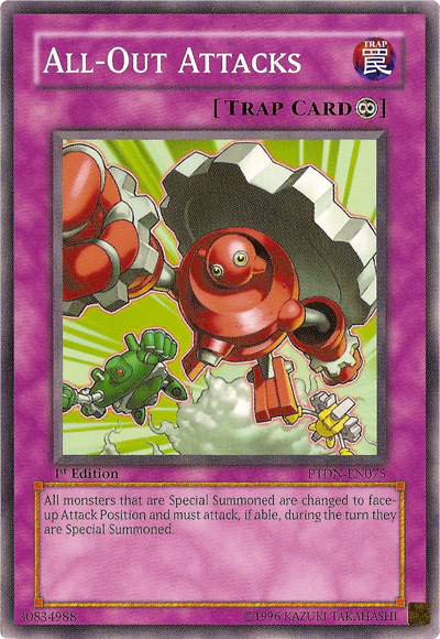 All-Out Attacks [PTDN-EN075] Common | Jomio and Rueliete's Cards and Comics