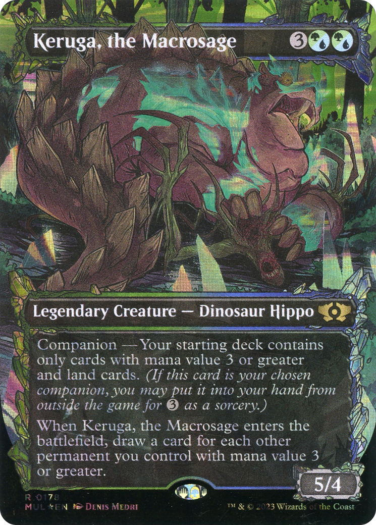 Keruga, the Macrosage (Halo Foil) [Multiverse Legends] | Jomio and Rueliete's Cards and Comics
