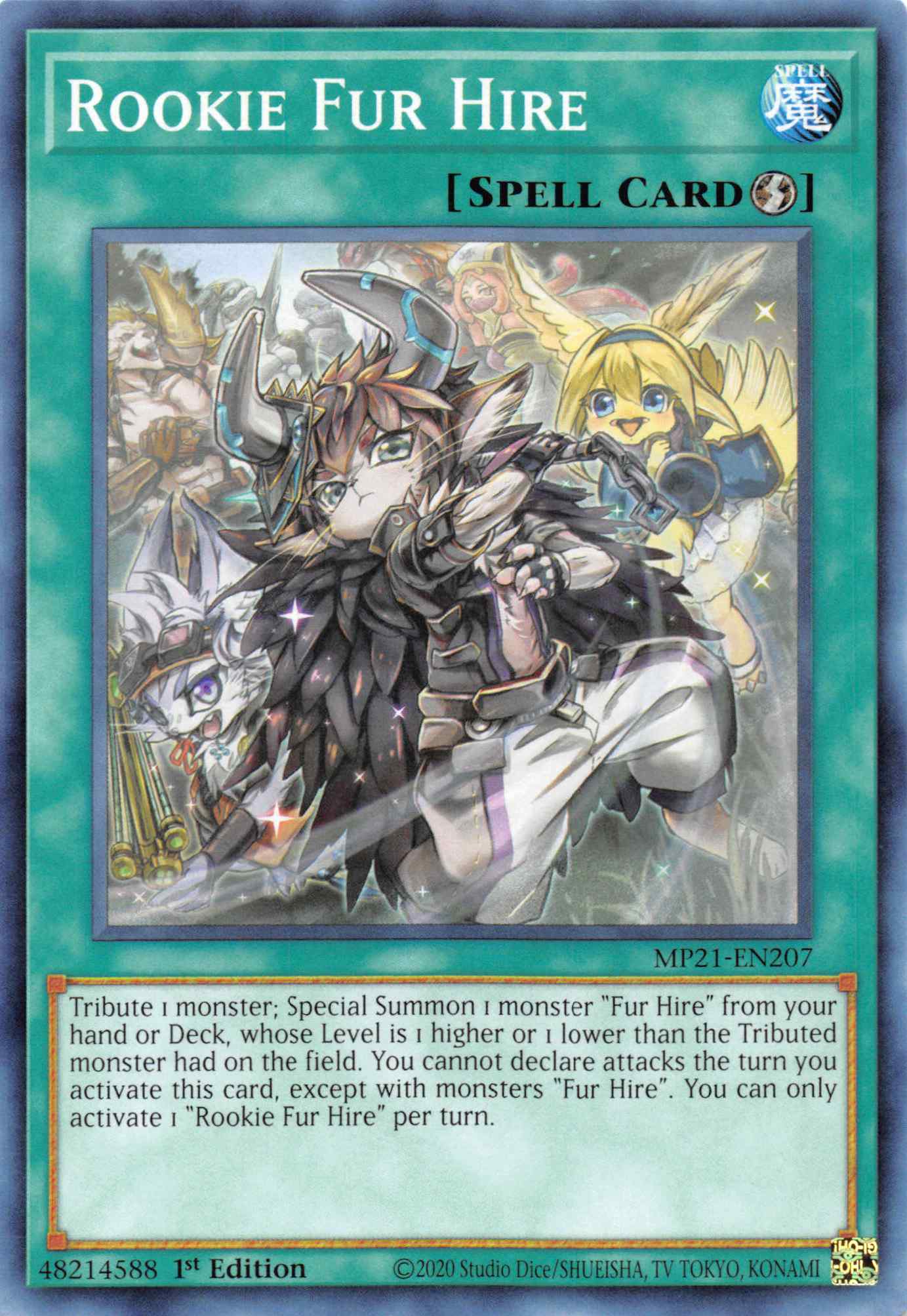 Rookie Fur Hire [MP21-EN207] Common | Jomio and Rueliete's Cards and Comics