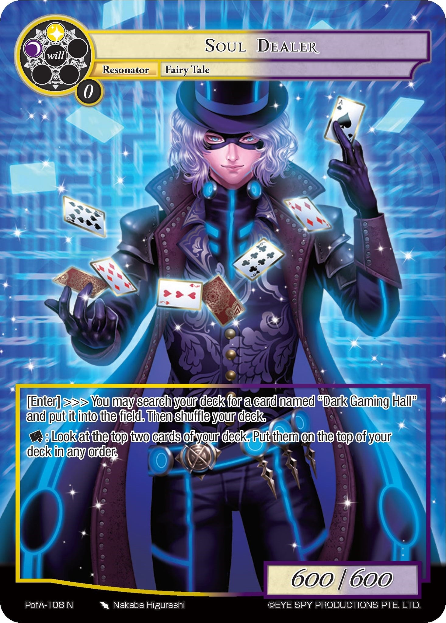 Soul Dealer (Full Art) (PofA-108) [Alice Origin IV: Prologue of Attoractia] | Jomio and Rueliete's Cards and Comics