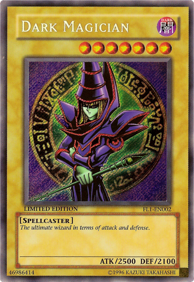 Dark Magician [FL1-EN002] Secret Rare | Jomio and Rueliete's Cards and Comics