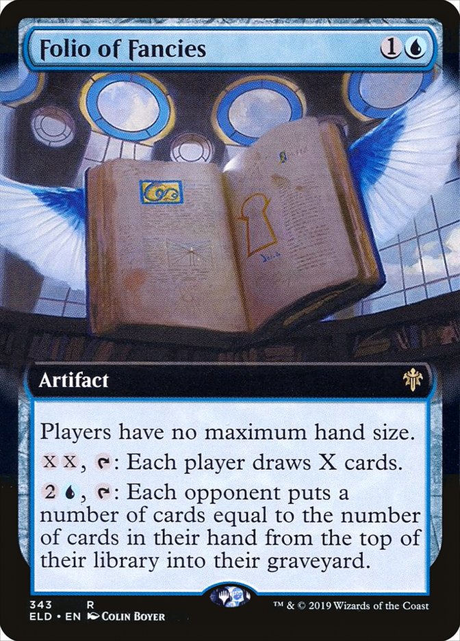 Folio of Fancies (Extended Art) [Throne of Eldraine] | Jomio and Rueliete's Cards and Comics