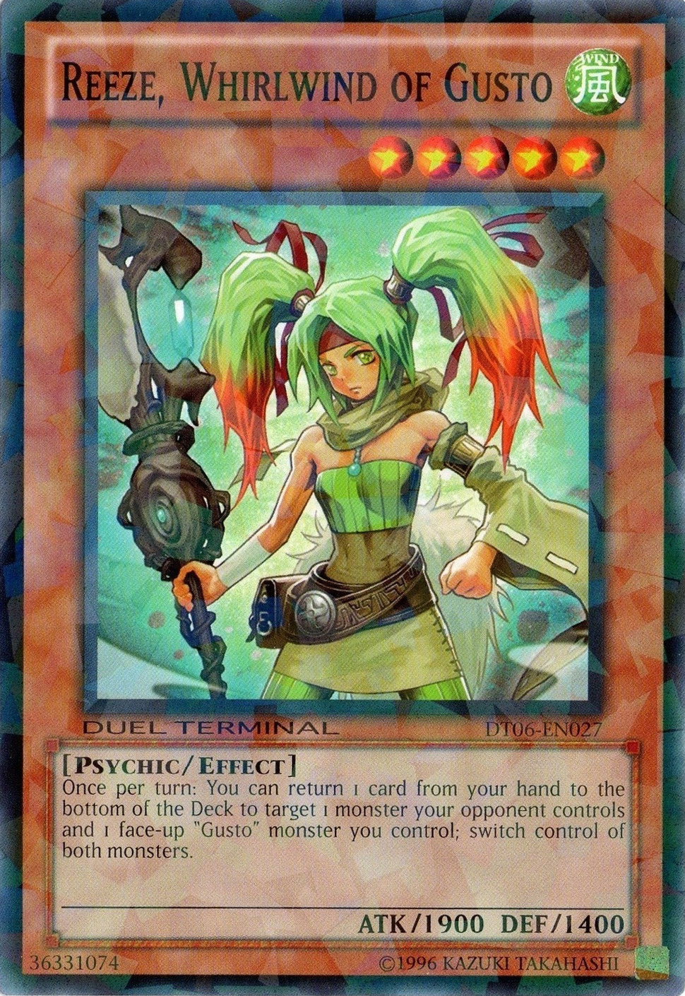 Reeze, Whirlwind of Gusto [DT06-EN027] Common | Jomio and Rueliete's Cards and Comics