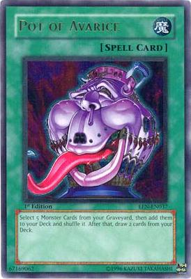 Pot of Avarice [EEN-EN037] Ultimate Rare | Jomio and Rueliete's Cards and Comics