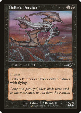 Belbe's Percher [Nemesis] | Jomio and Rueliete's Cards and Comics