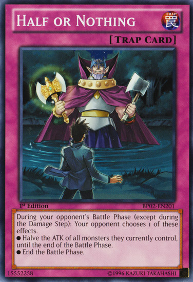 Half or Nothing [BP02-EN201] Mosaic Rare | Jomio and Rueliete's Cards and Comics