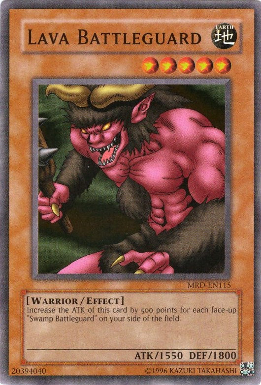 Lava Battleguard [MRD-EN115] Common | Jomio and Rueliete's Cards and Comics