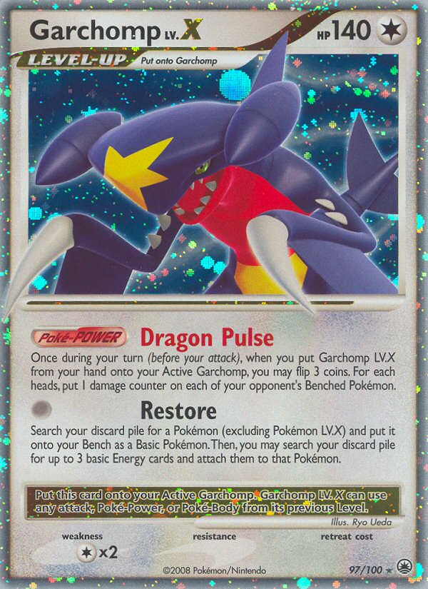 Garchomp LV.X (97/100) [Diamond & Pearl: Majestic Dawn] | Jomio and Rueliete's Cards and Comics