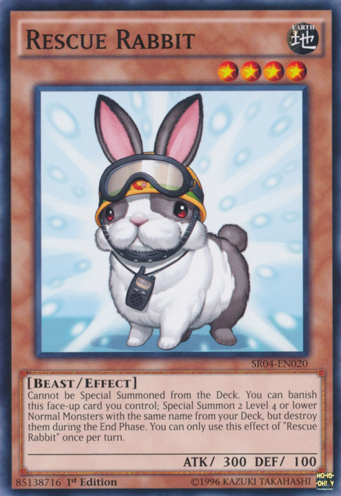 Rescue Rabbit [SR04-EN020] Common | Jomio and Rueliete's Cards and Comics