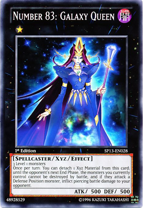 Number 83: Galaxy Queen [SP13-EN028] Common | Jomio and Rueliete's Cards and Comics