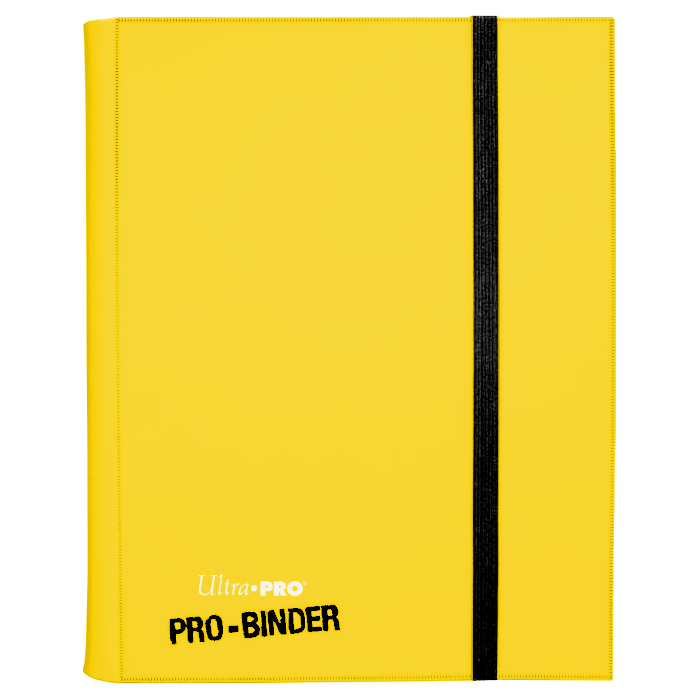 Ultra PRO: 9-Pocket Side-Loading PRO-Binder (Yellow) | Jomio and Rueliete's Cards and Comics