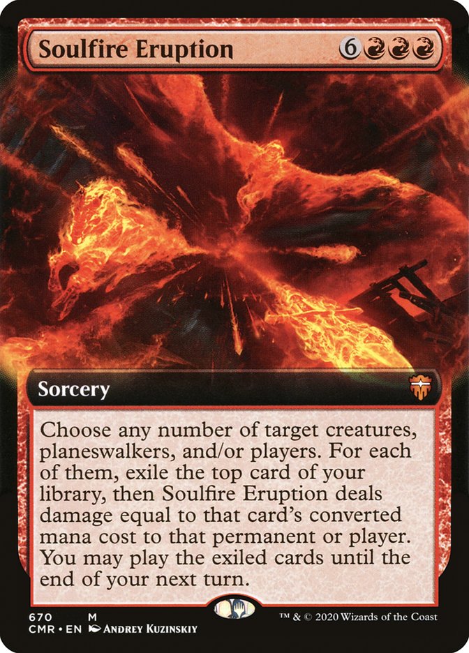 Soulfire Eruption (Extended Art) [Commander Legends] | Jomio and Rueliete's Cards and Comics